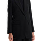 Max Mara Studio Wool Crepe Blazer With T