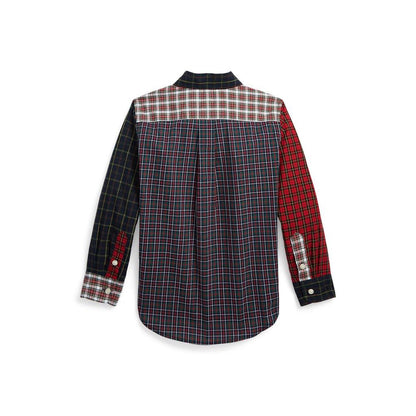 Plaid Cotton Poplin Fun Shirt (Toddler/Little Kids)