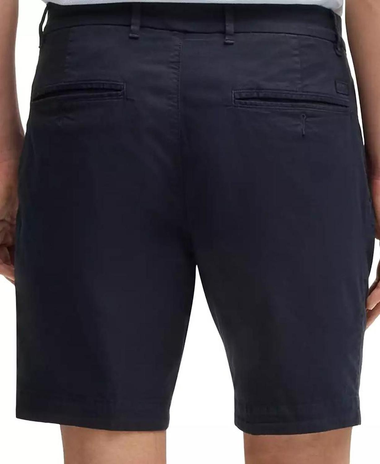 Men's Stretch-Cotton Twill Slim-Fit Shorts