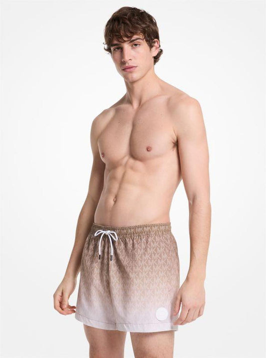 Ombré Signature Logo Swim Trunks