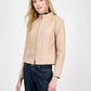Women's Zip-Front Leather Jacket