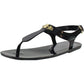 Plate Womens Buckle Manmade Jelly Sandals