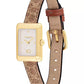 Women's Mara Brown Leather Strap Watch, 19 x 26mm