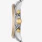 Oversized Alek Two-Tone Watch