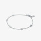 Precious Metal-Plated Sterling Silver Cubic Zirconia Bracelet