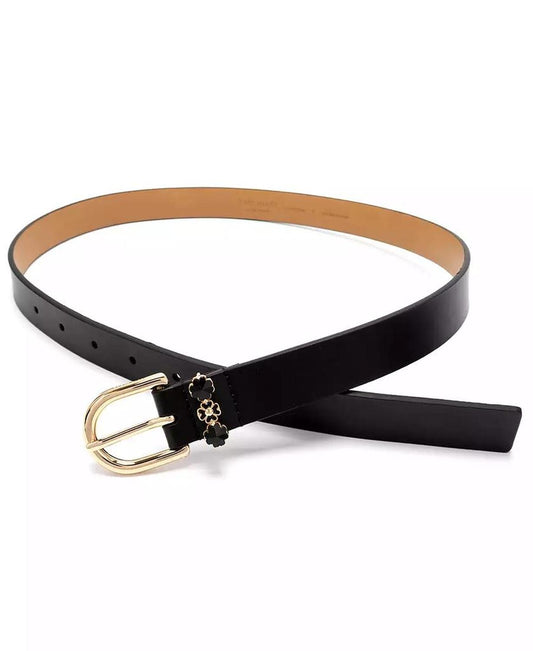 Women's Faceted Flower Buckle Belt