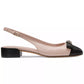 Women's Deco Bow Slingback Pumps