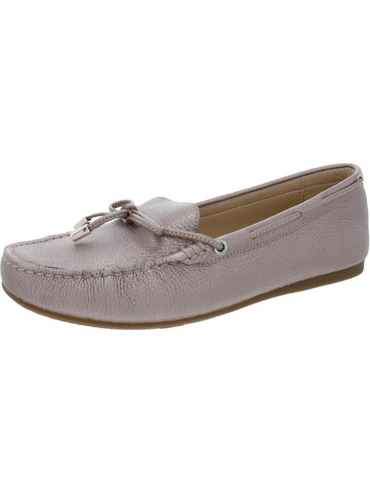 Womens Leather Slip On Moccasins