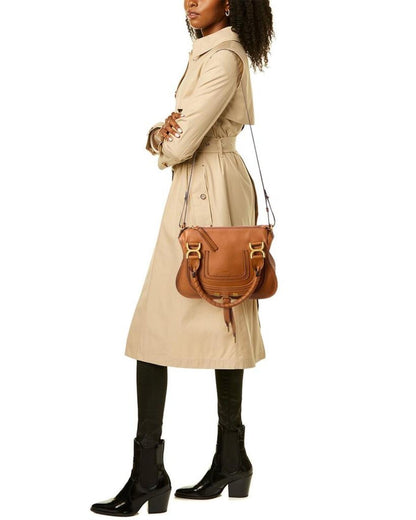 Chloe Marcie Small Leather Satchel