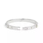 Faux Stone Signature Mixed Motif Bangle Bracelet