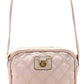 Marc Jacobs Women's Quilted Gold Hardware Crossbody Handbag Nude