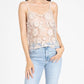 Floral Applique Camisole In Bloomsfield