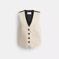 Tailored Vest In Recycled Polyester