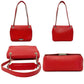 Color  Leather Shoulder Bag (Pre-Owned)