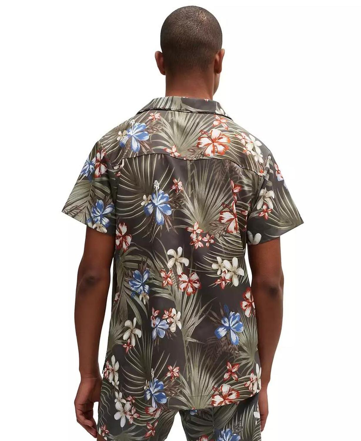 Men's Regular-Fit Printed Beach Shirt