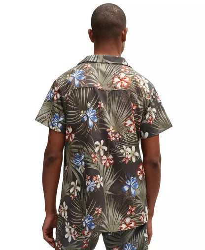 Men's Regular-Fit Printed Beach Shirt