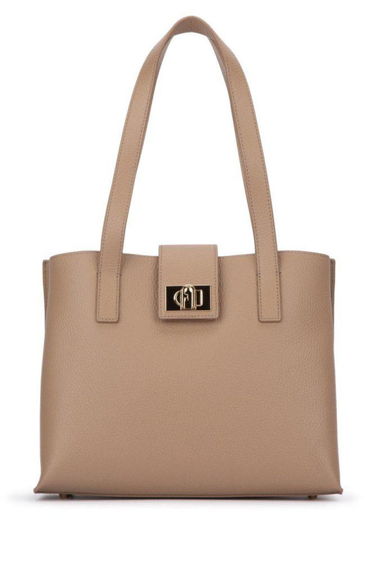 Furla Logo-Buckle Detailed Tote Bag