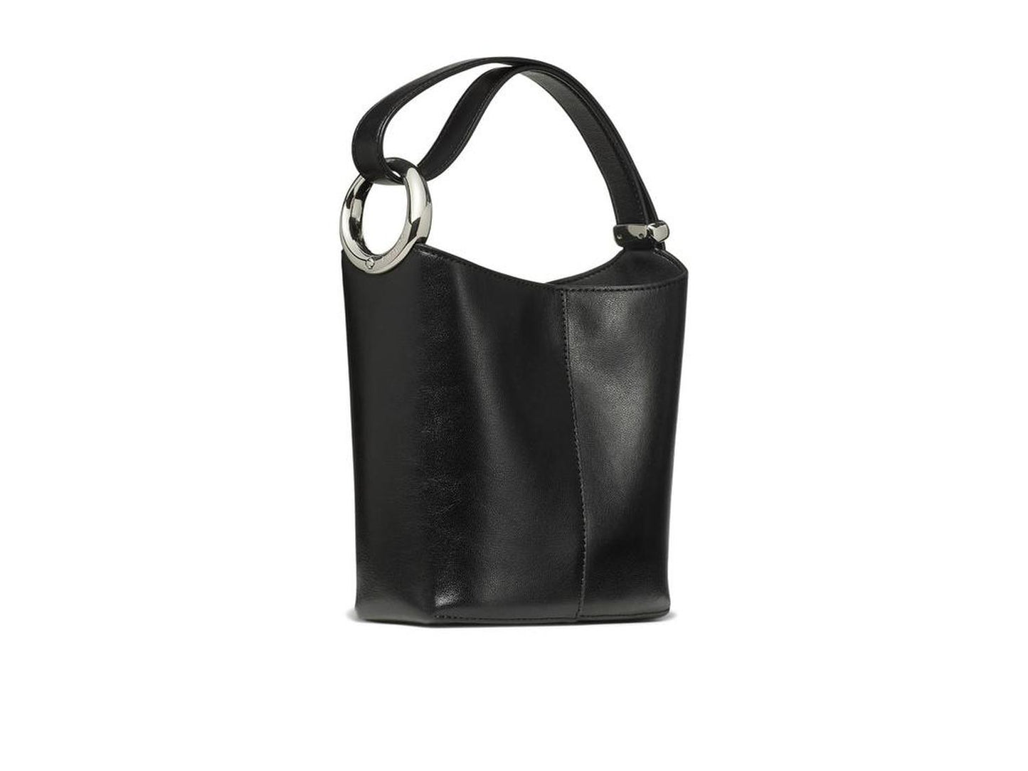 Halo Fine Grain Leather Mini Bucket