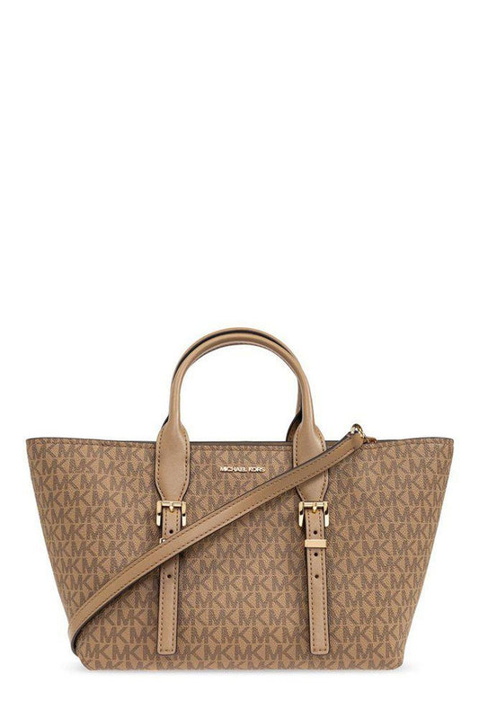 Michael Michael Kors Moore Logo Plaque Small Tote Bag