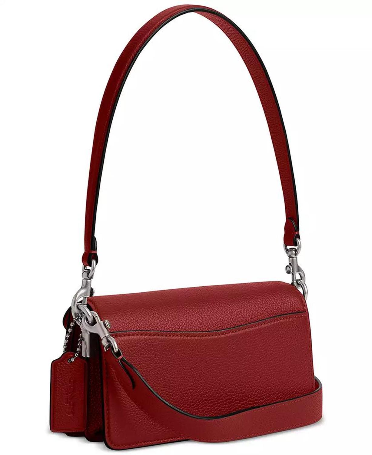 Polished Pebble Leather Mini Tabby Shoulder Bag 20