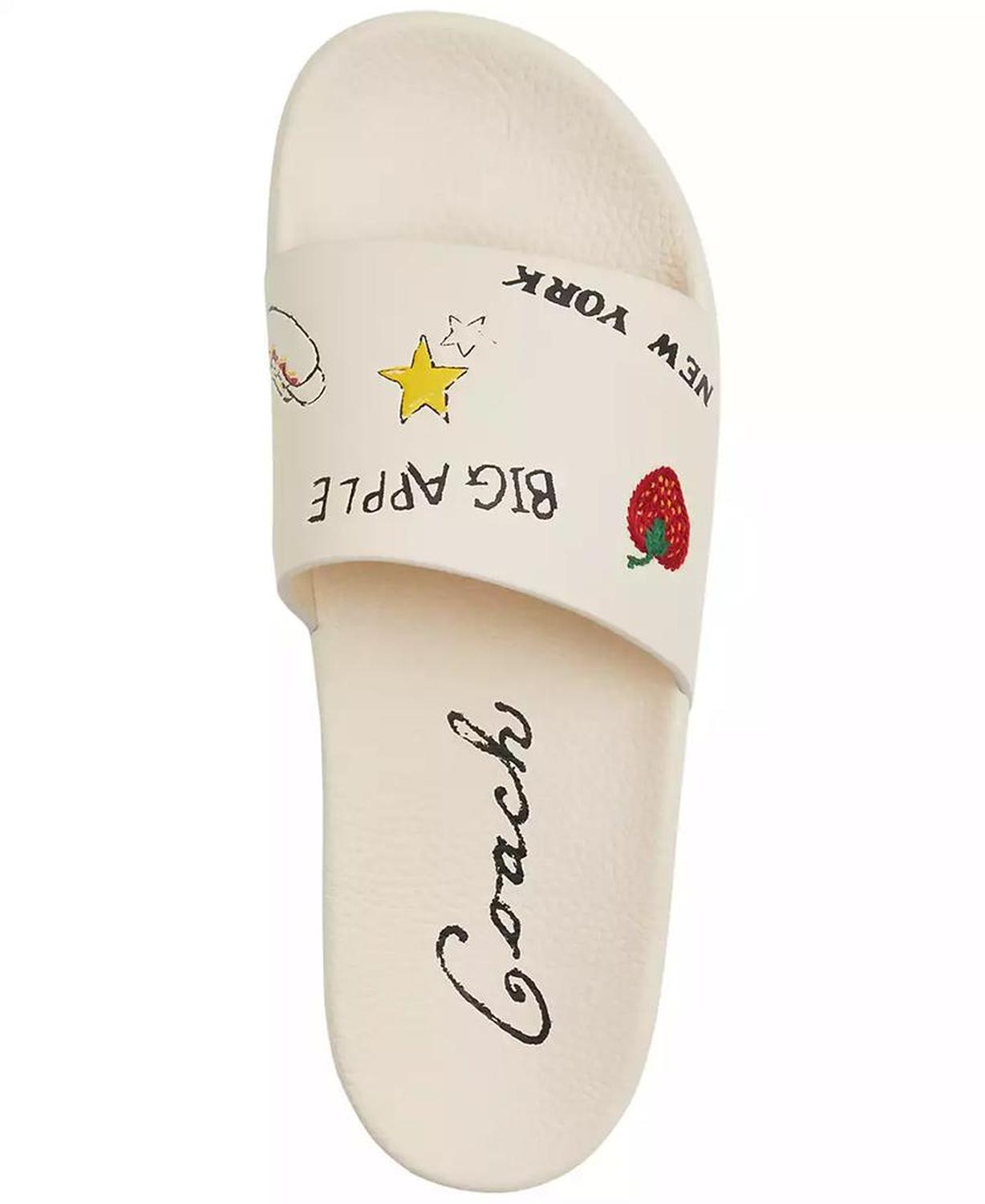 Women's Udele Sketch Print Slide Sandals