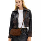 Waverly Small Suede Shoulder Bag