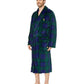 Microfiber Plush Long Sleeve Shawl Collar Robe