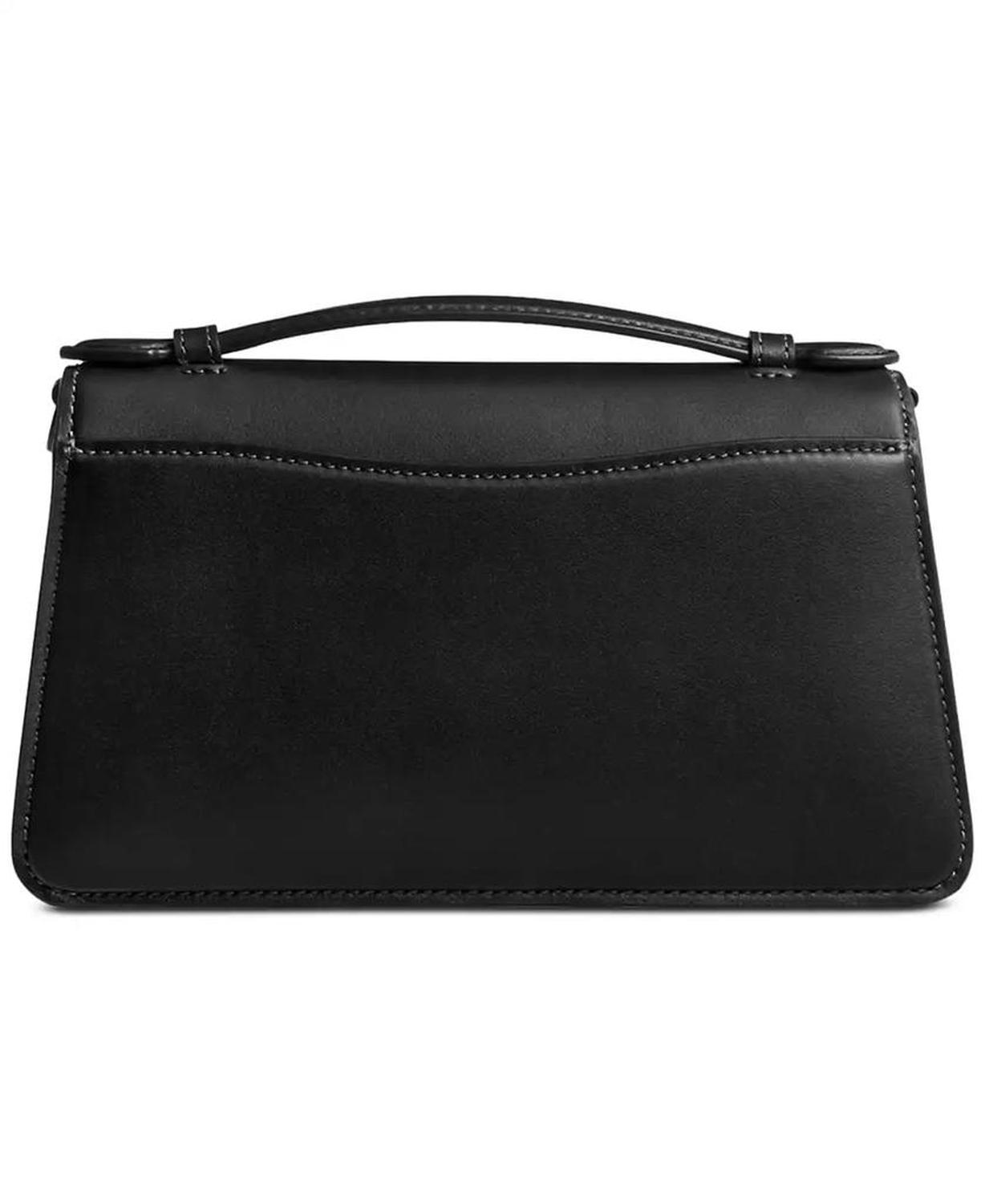 Juno Small Black Leather Bag
