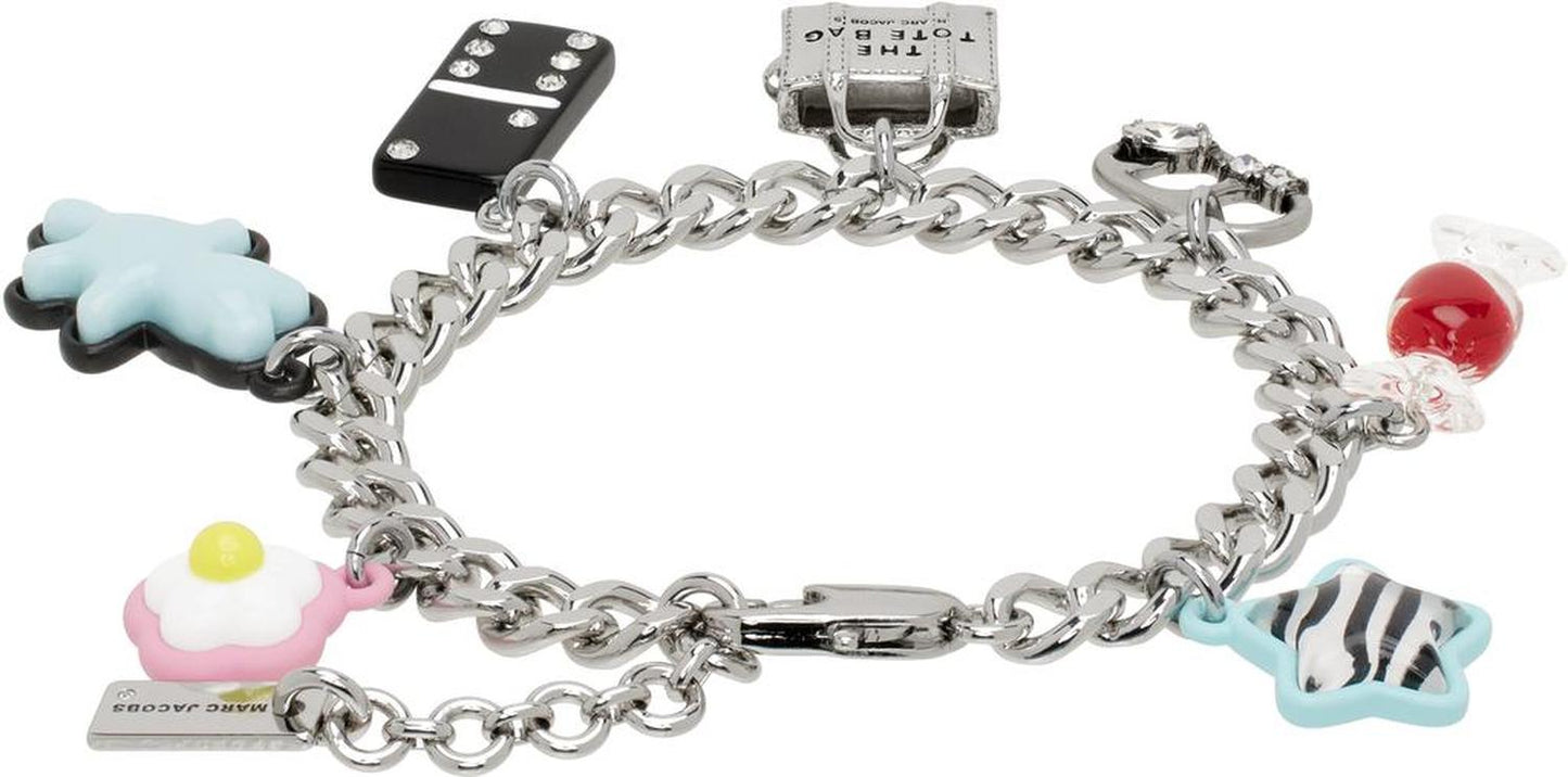 Silver 'The Sticker Charm' Bracelet