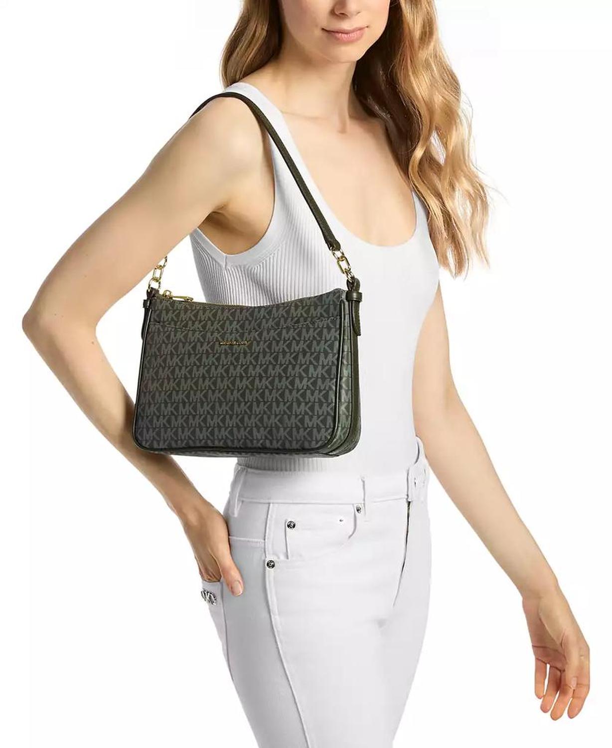 Michael Kors Women's Small Top Zip Pochette Crossbody Bag