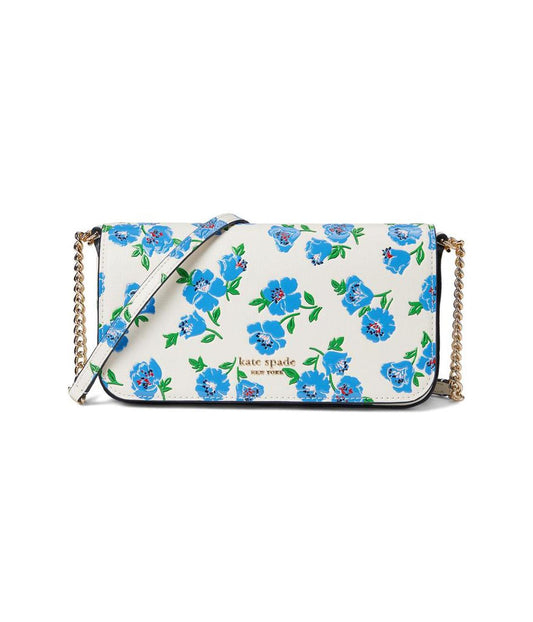 Devin Springtime Blooms Flap Chain Wallet
