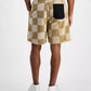 Men's Relaxed Fit Nustine Check Drawstring 11" Shorts