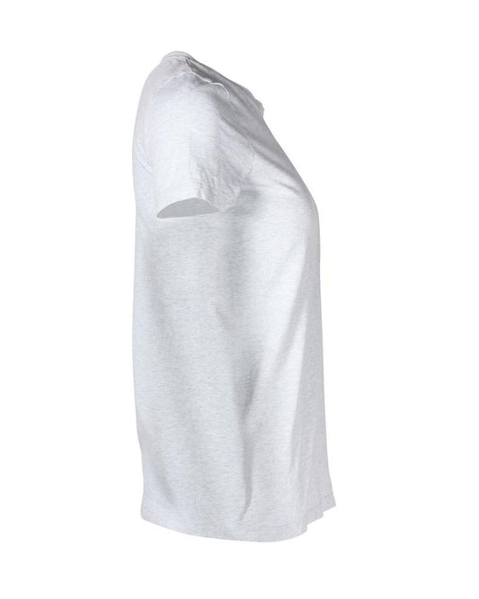 Chest Pocket Logo T-Shirt in Grey Cotton