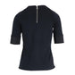Marc Jacobs Button Detail T-shirt in Black Cotton