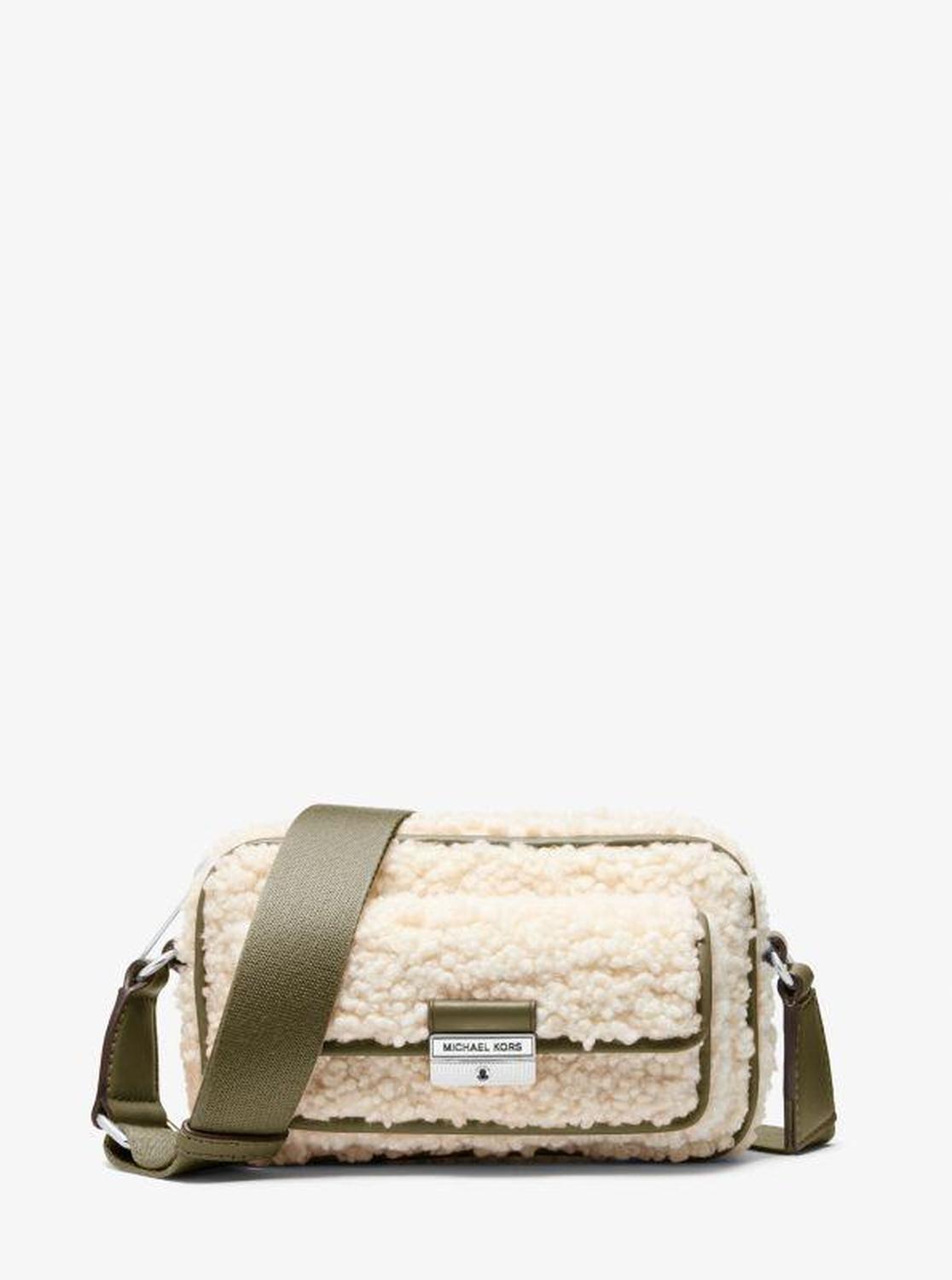 Bradshaw Extra-Small Faux Shearling Camera Crossbody Bag