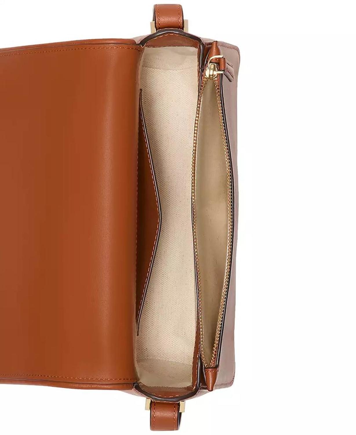Spade Flower Jacquard Flap Crossbody