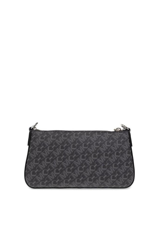 Michael Michael Kors Monogram Printed Chain Linked Shoulder Bag