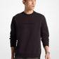 Logo Embossed Cotton Blend Sweater