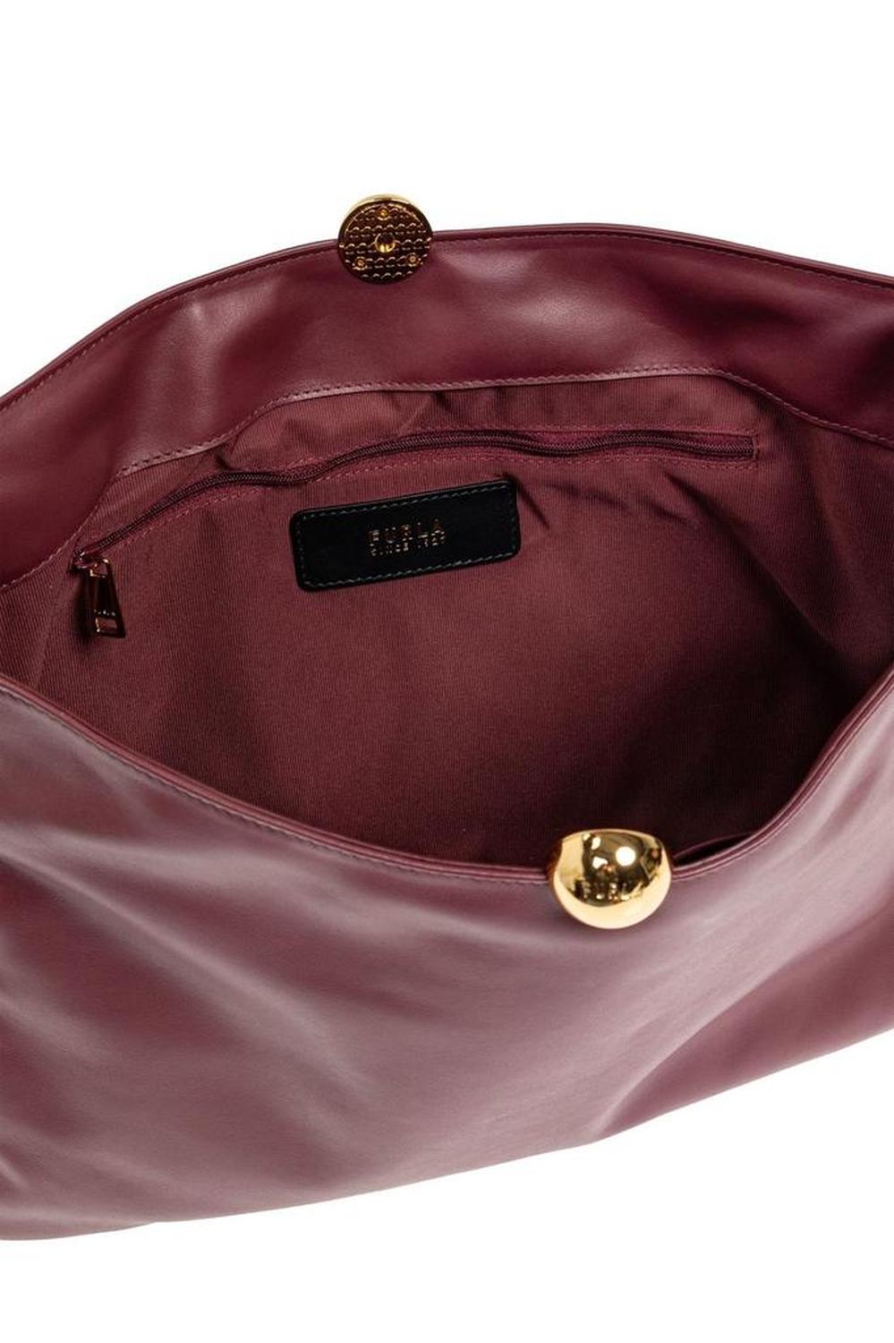 Furla Sfera Logo Debossed Medium Shoulder Bag