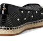 Pearl Fishnet Espadrille Ballet Flat