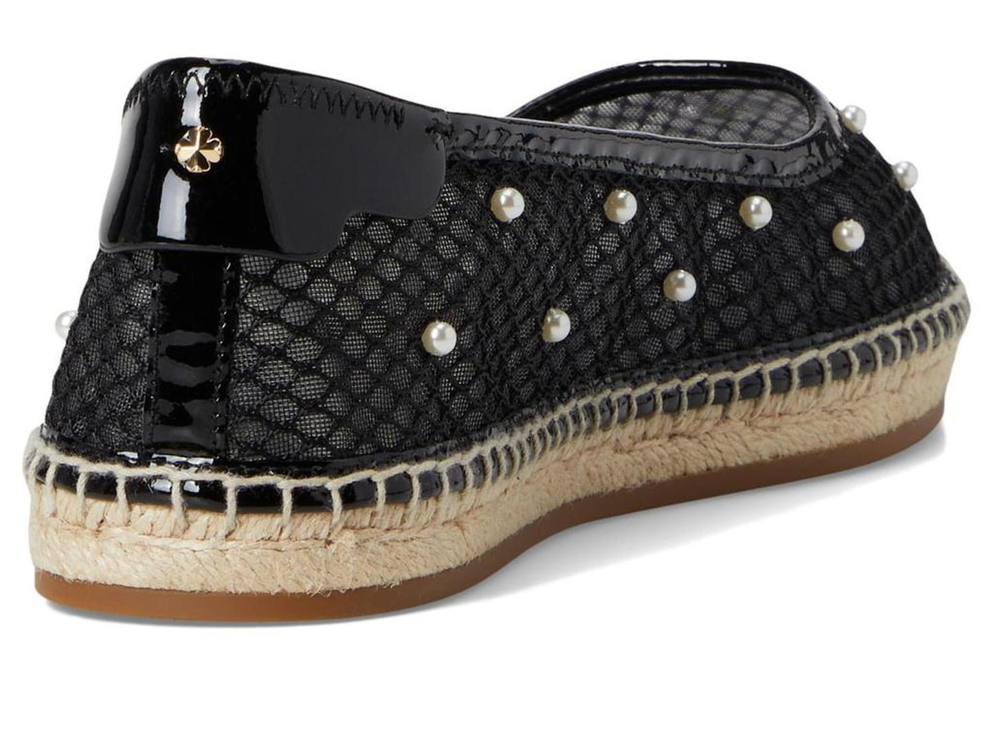 Pearl Fishnet Espadrille Ballet Flat