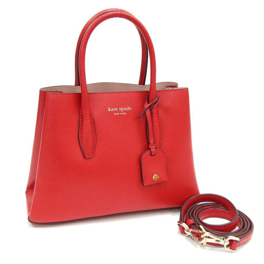 pink Color Leather Handbag (Pre-Owned)