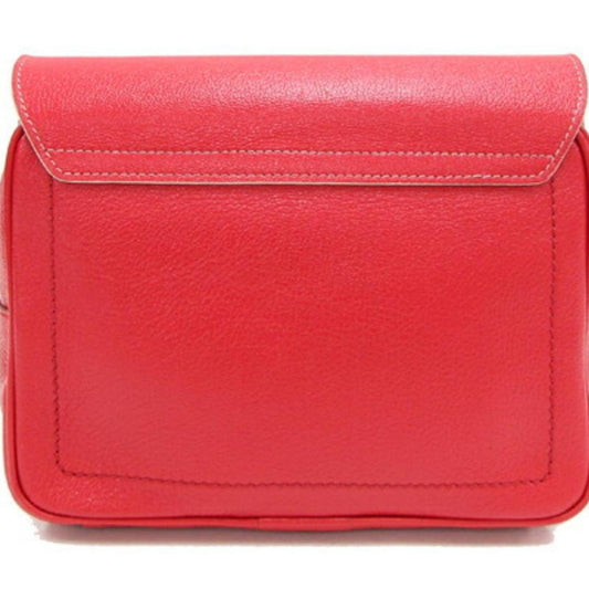 Leather Pochette Shoulder Bag (Pre-Owned)