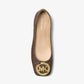 Milan Signature Logo Ballet Flat