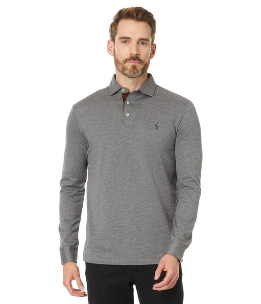 Custom Slim Fit Herringbone Polo Shirt