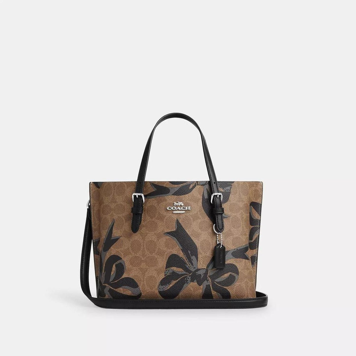 Mollie Tote Bag 25 In Signature Canvas With Bow Print