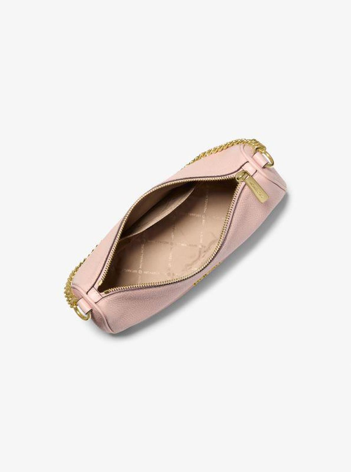 Carmela Medium Pebbled Leather Convertible Crossbody Bag