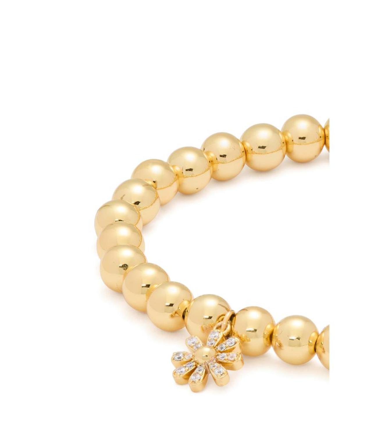 Flower Charm Stretch Bracelet