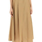 S Max Mara "gilda Cotton Poplin Skirt"