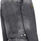 Fray Charm Shrunken Trucker Denim Jacket